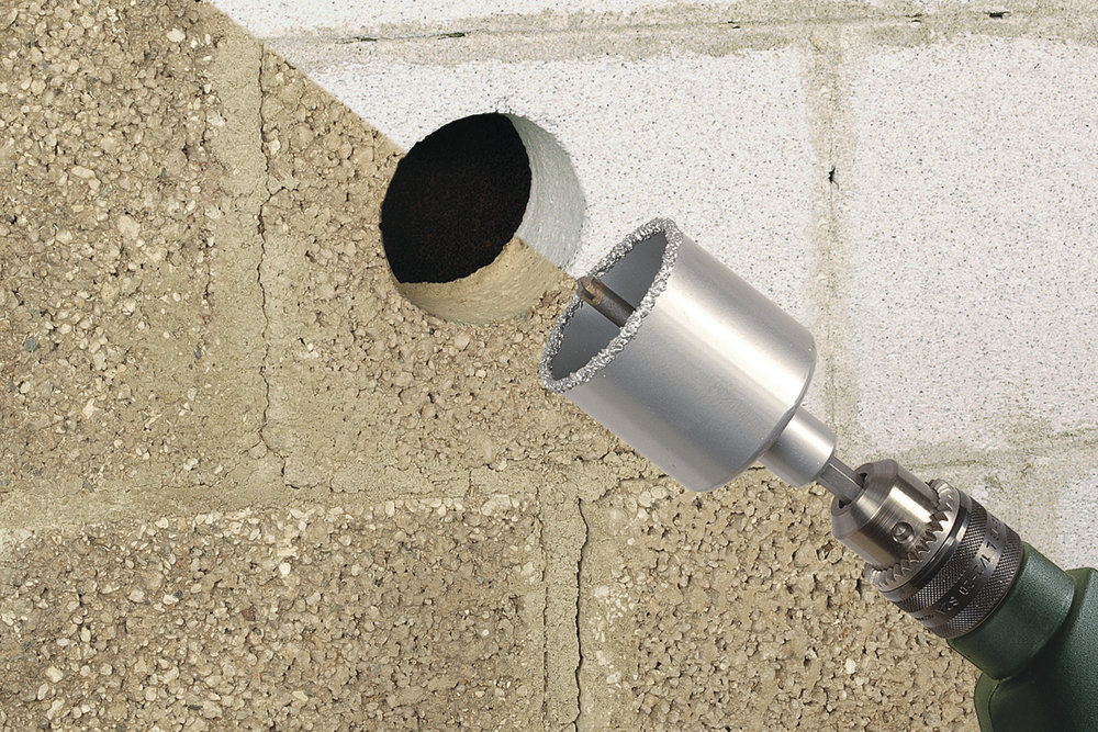 Wolfcraft Děrovka HM-sypaná průměr 83mm 6hr.stopka a vrták, hloubka řezu 55mm 3898000 - Obrázek 2