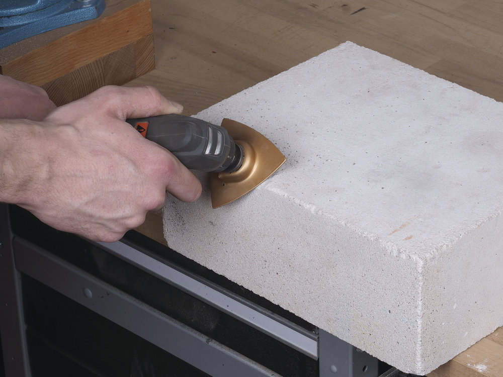 Wolfcraft Brusná deska trojhran HM-sypaná 3994000 - Obrázek 3