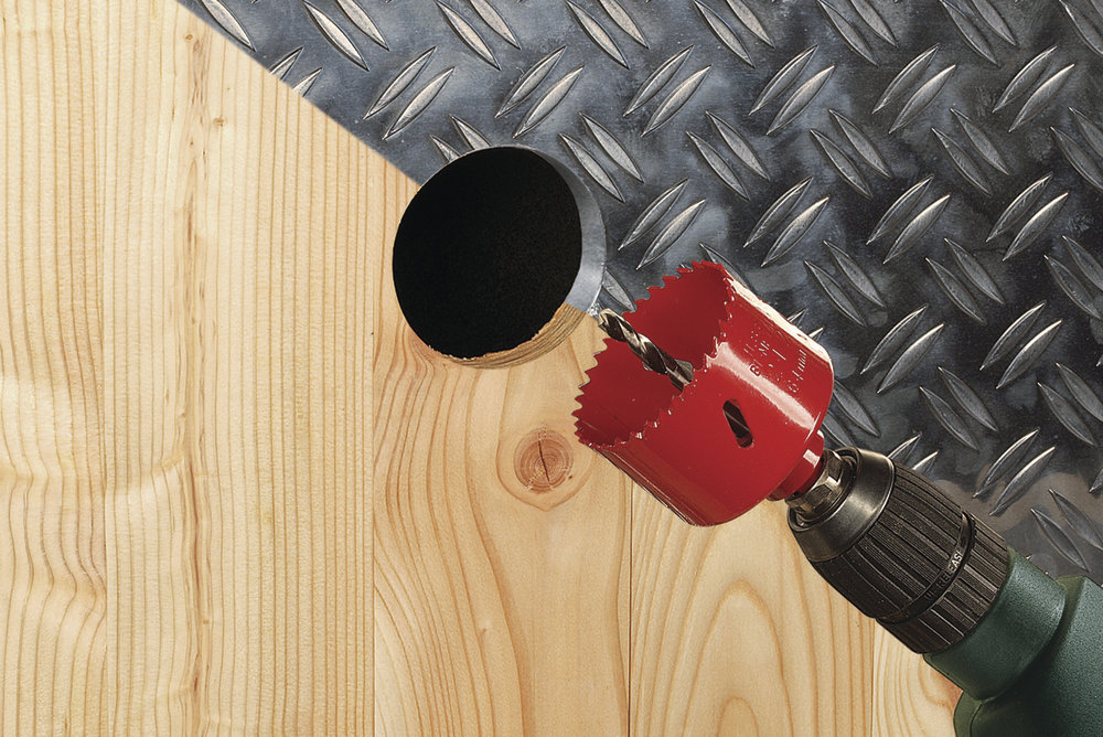 Wolfcraft Děrovka Bi-metalová komplet šestihranná stopka +vrták O 35 5467000 - Obrázek 2