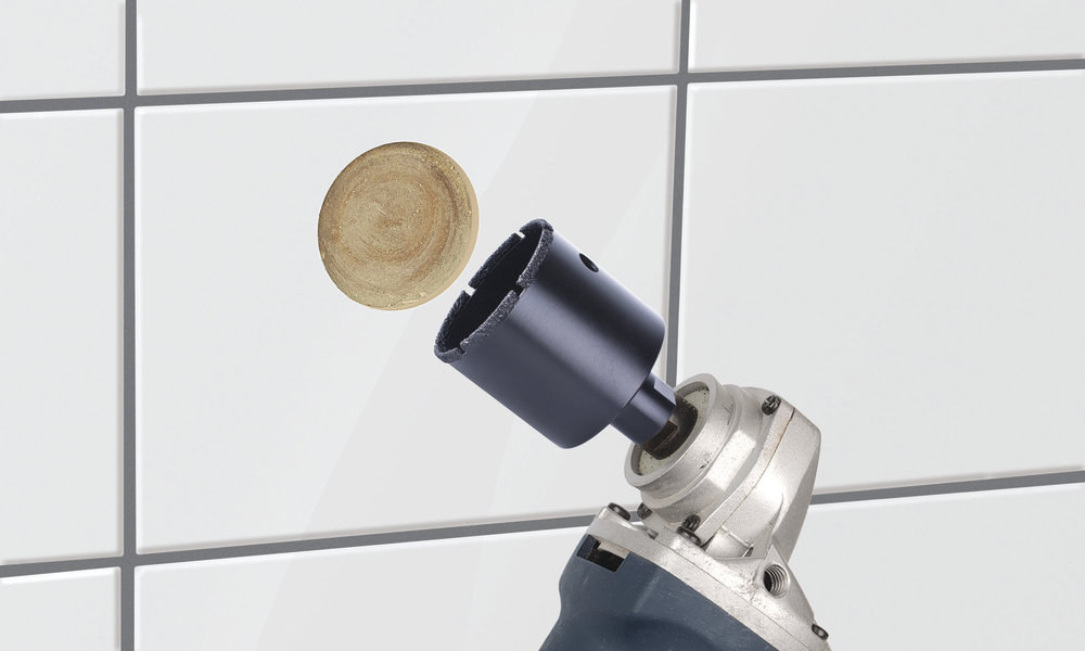 Wolfcraft Diamantová děrovka Ceramic 68mm hl.45mm M14 k úhl.brusce 5949000 - Obrázek 2