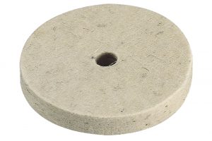 Wolfcraft Leštící filcový kotouč 75x10 otvor 10mm 2130000