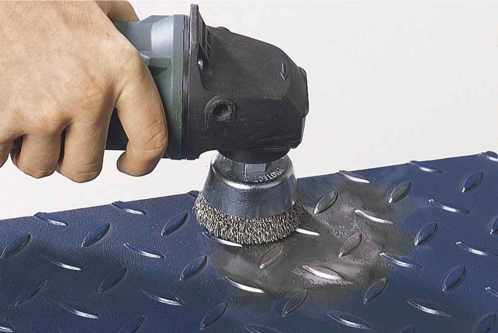 Wolfcraft hrncový drátěný kartáč z nerezové oceli ø 75 mm 2700000 - Obrázek 2