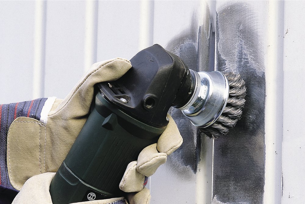 Wolfcraft hrncový drátěný kartáč z nerezové oceli ø 75 mm 2700000 - Obrázek 3