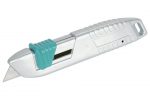 Wolfcraft Bezpečnostní nůž kovový s automatickým zasouváním břitu 4134000