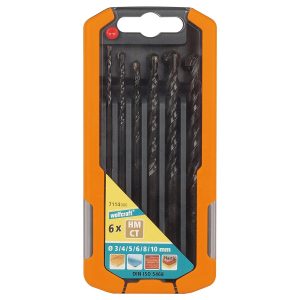 Wolfcraft Sada 6ks víceúčelový vrták ø3-10mm 7114000