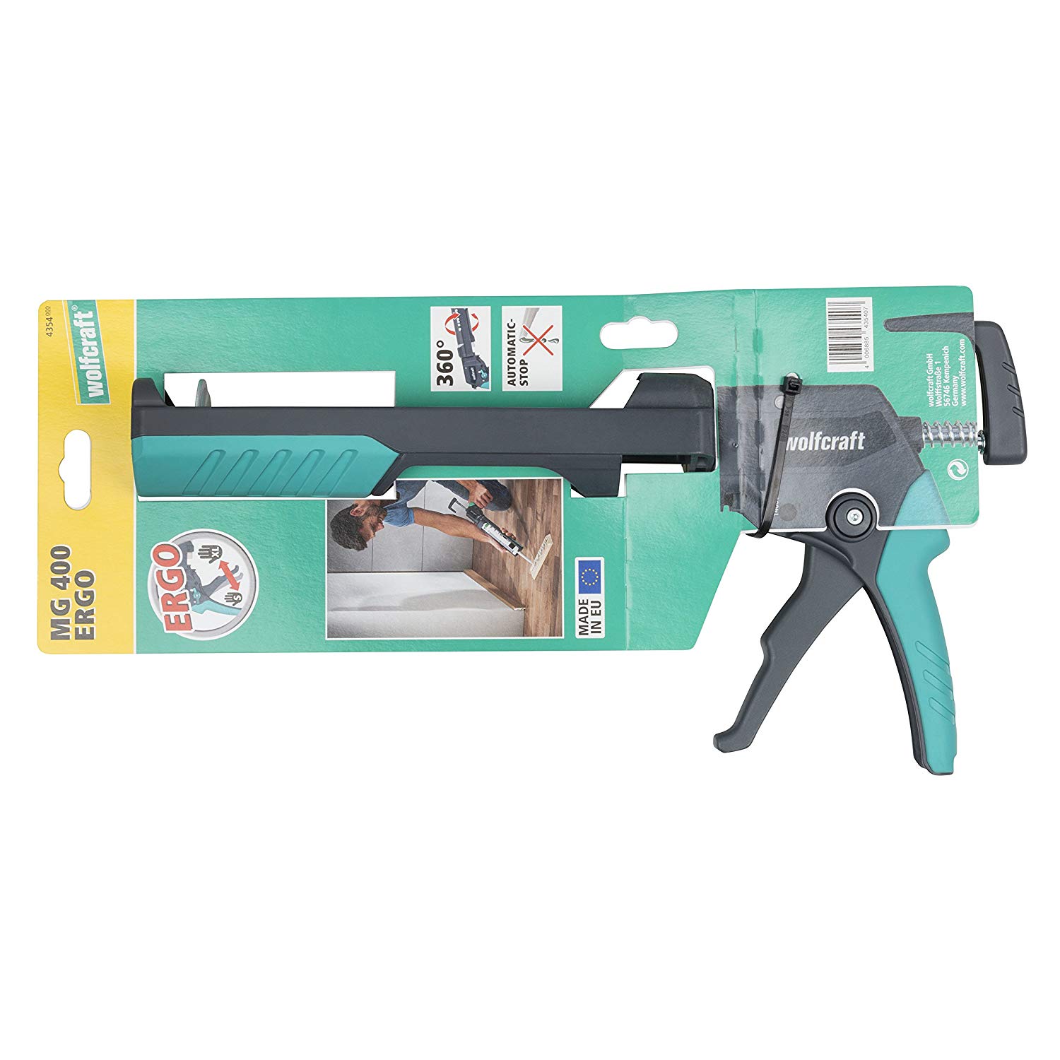 Wolfcraft mechanický lis na kartuše MG 400 ERGO 4354000 - Obrázek 3