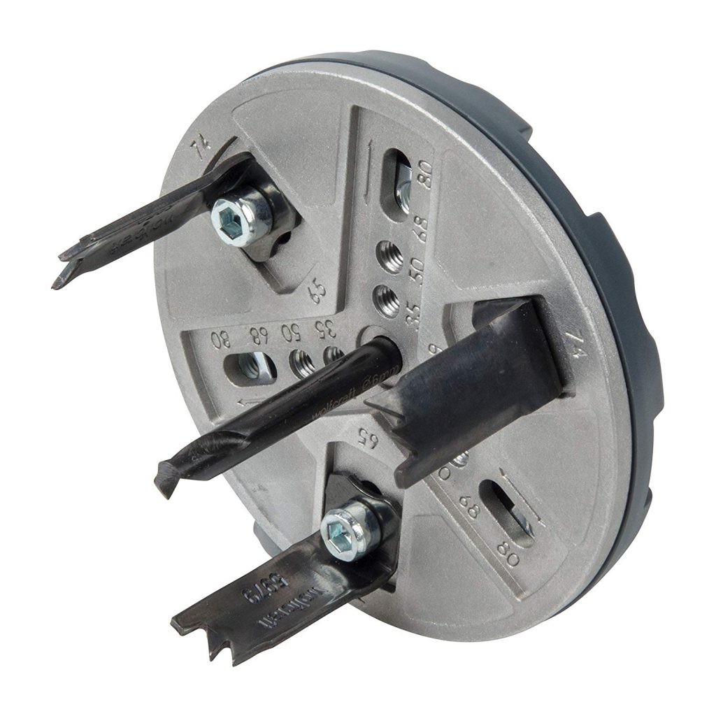 Wolfcraft univerzální nastavitelná děrovka 35-80 mm