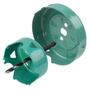 Wolfcraft souprava děrovek z uhlíkové ocele ø 86 -127 mm 5974000
