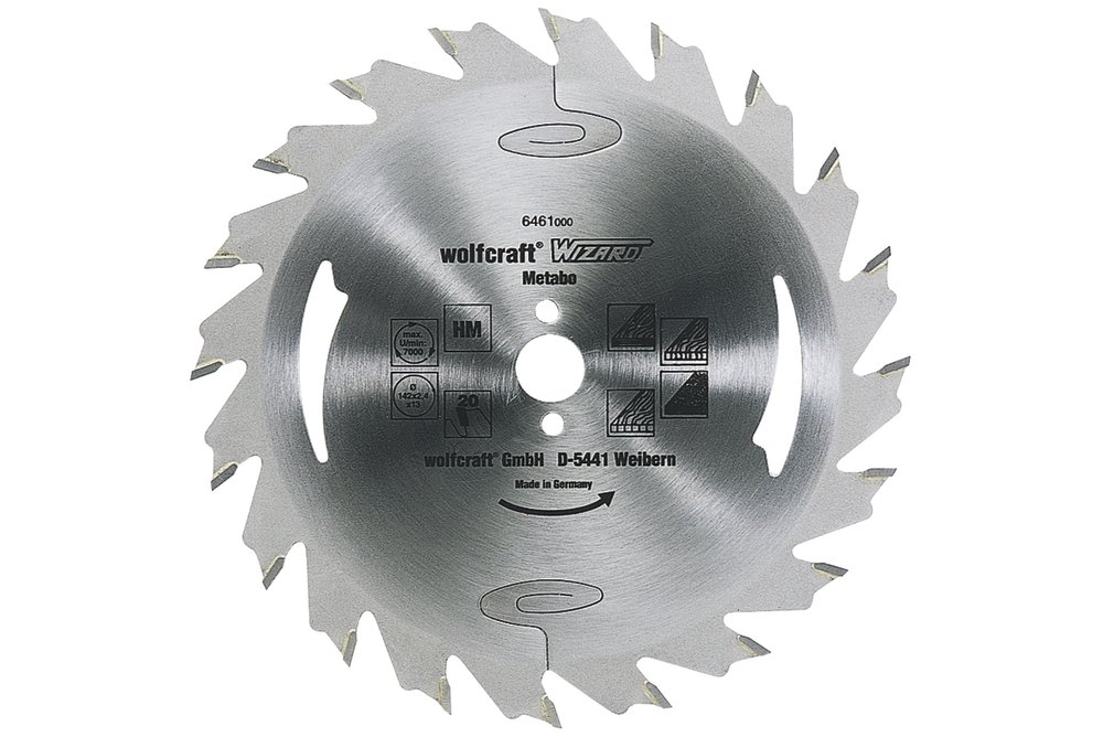 Wolfcraft Wolfcraft pilový kotouč – podélné řezy ø130x16 Z20 6456000