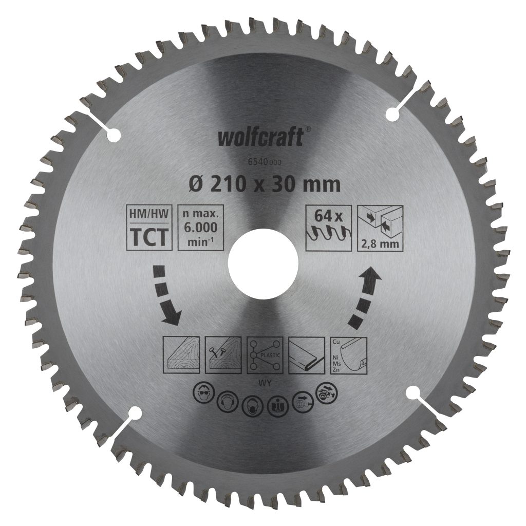 Wolfcraft Wolfcraft pilový kotouč pro pokos.pily přesné řezy ø216x30 Z64 6541000