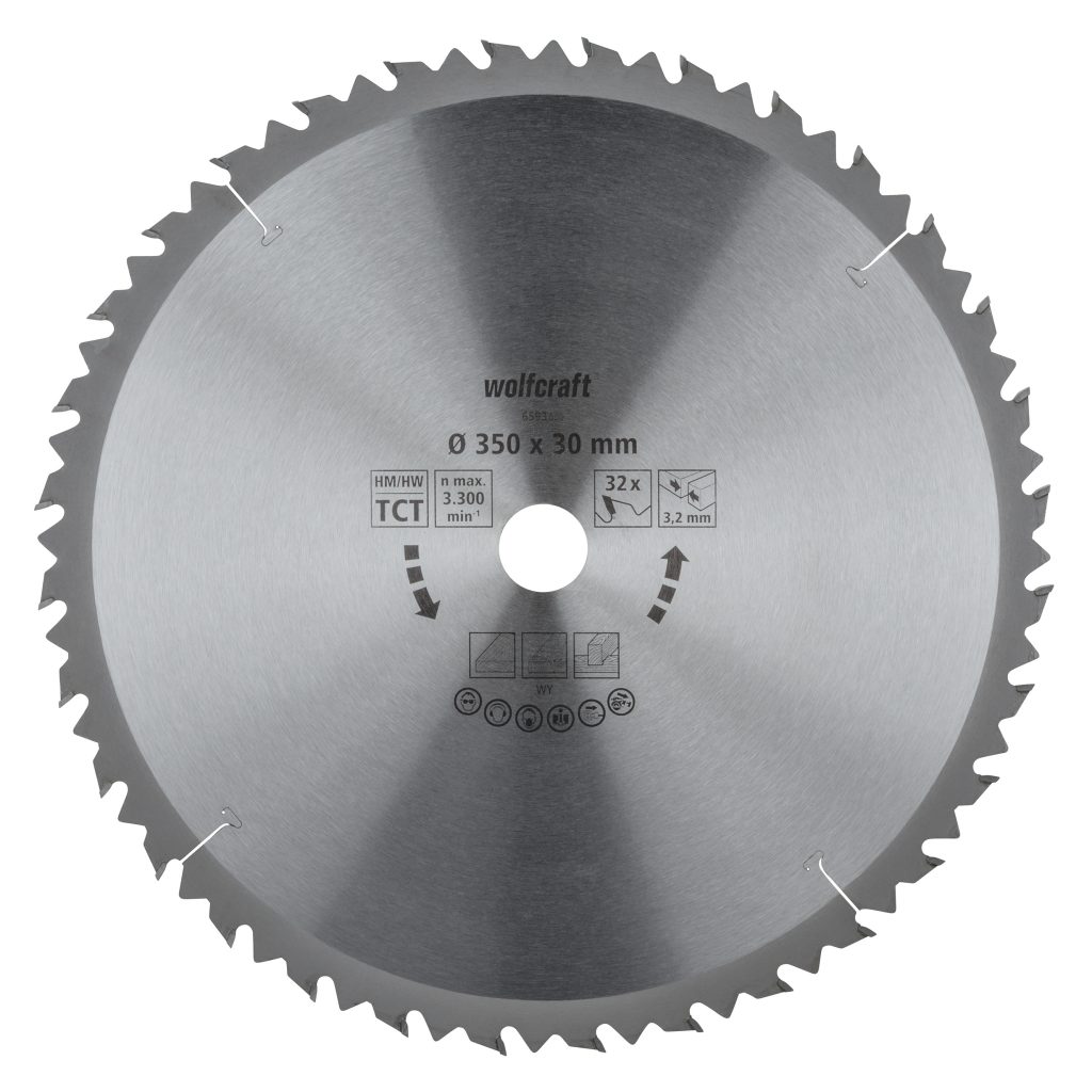 Wolfcraft Wolfcraft pilový kotouč pro cirkulárky hrubé řezy, pr. 450x30 Z40 6595000
