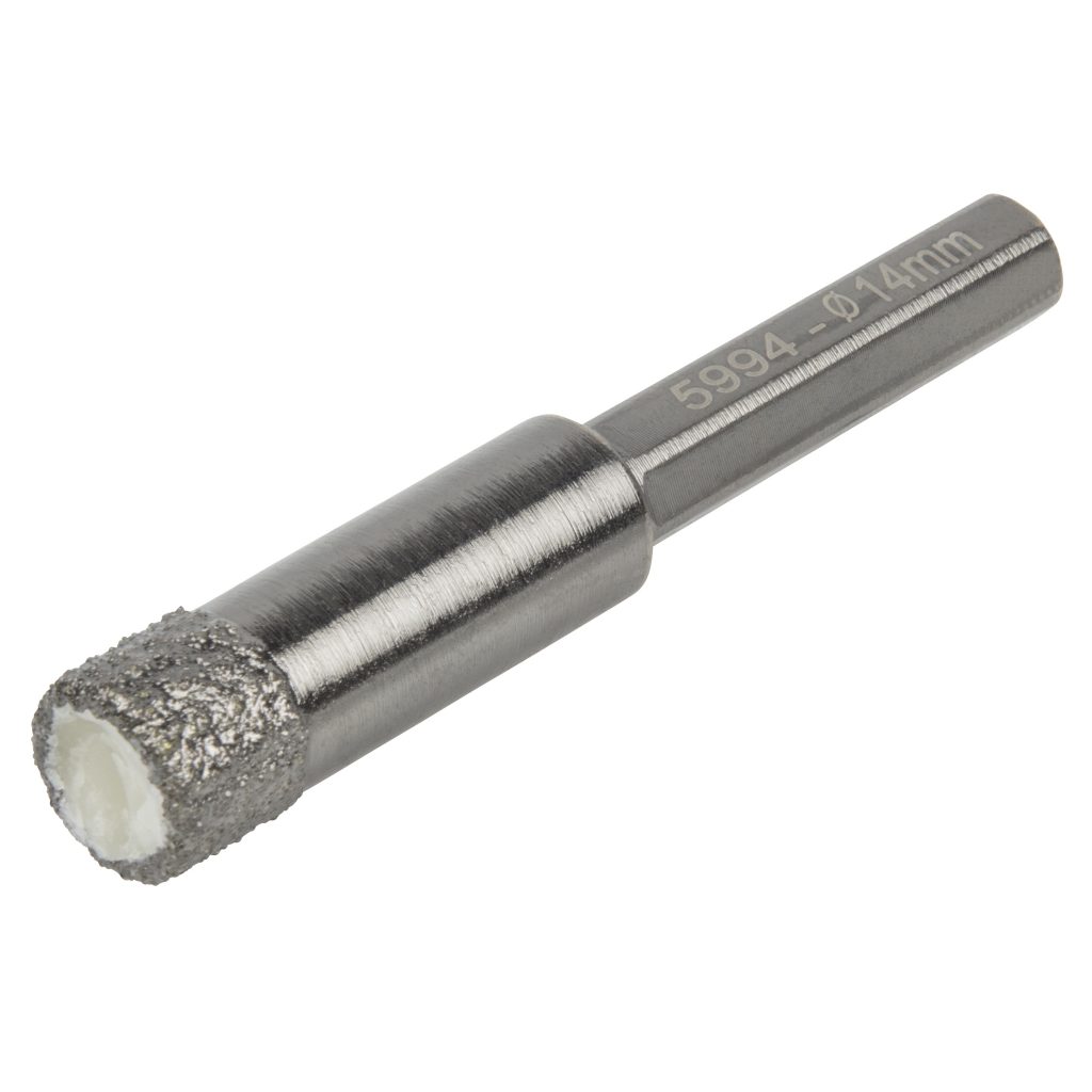 Wolfcraft Wolfcraft diamantová děrovka, šestihrann 14 mm, 40 mm hloubka řezu 5994000