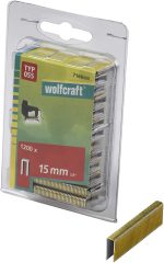 Wolfcraft Úzké sponky do sponkovačky výška 15 mm 1200 ks  7166000