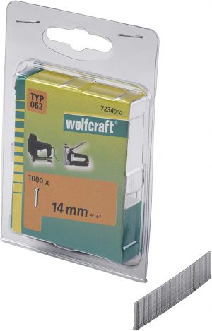 Wolfcraft Hřebíky délka 14 mm 1000 ks 7234000