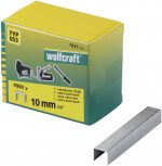 Wolfcraft Široké sponky do sponkovačky výška 10 mm 4000 ks  7037100