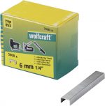 Wolfcraft Široké sponky do sponkovačky výška 6 mm 5000 ks  7028100