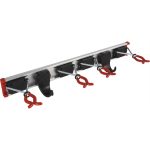 BRUNS SB 4.2.050 sada držáků na nářadí – 4 držáky na nářadí 2 háček na nářadí 1 vodicí lišta délka 50 cm