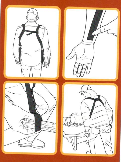 pomocné pásy ke kolečku SteadyLifter M3050 - Obrázek 2