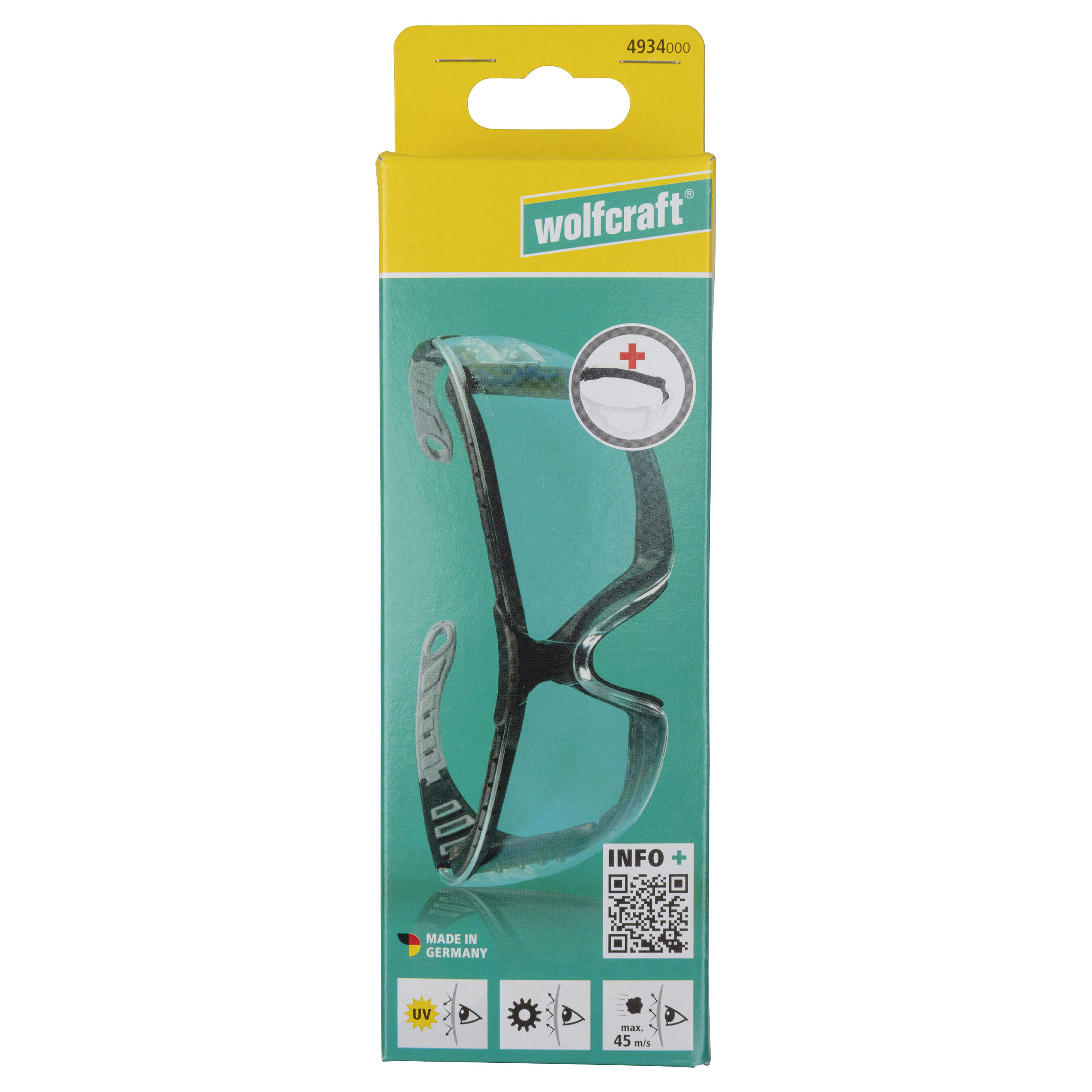 Wolfcraft Ochranné brýle PRO 4934000 - Obrázek 2