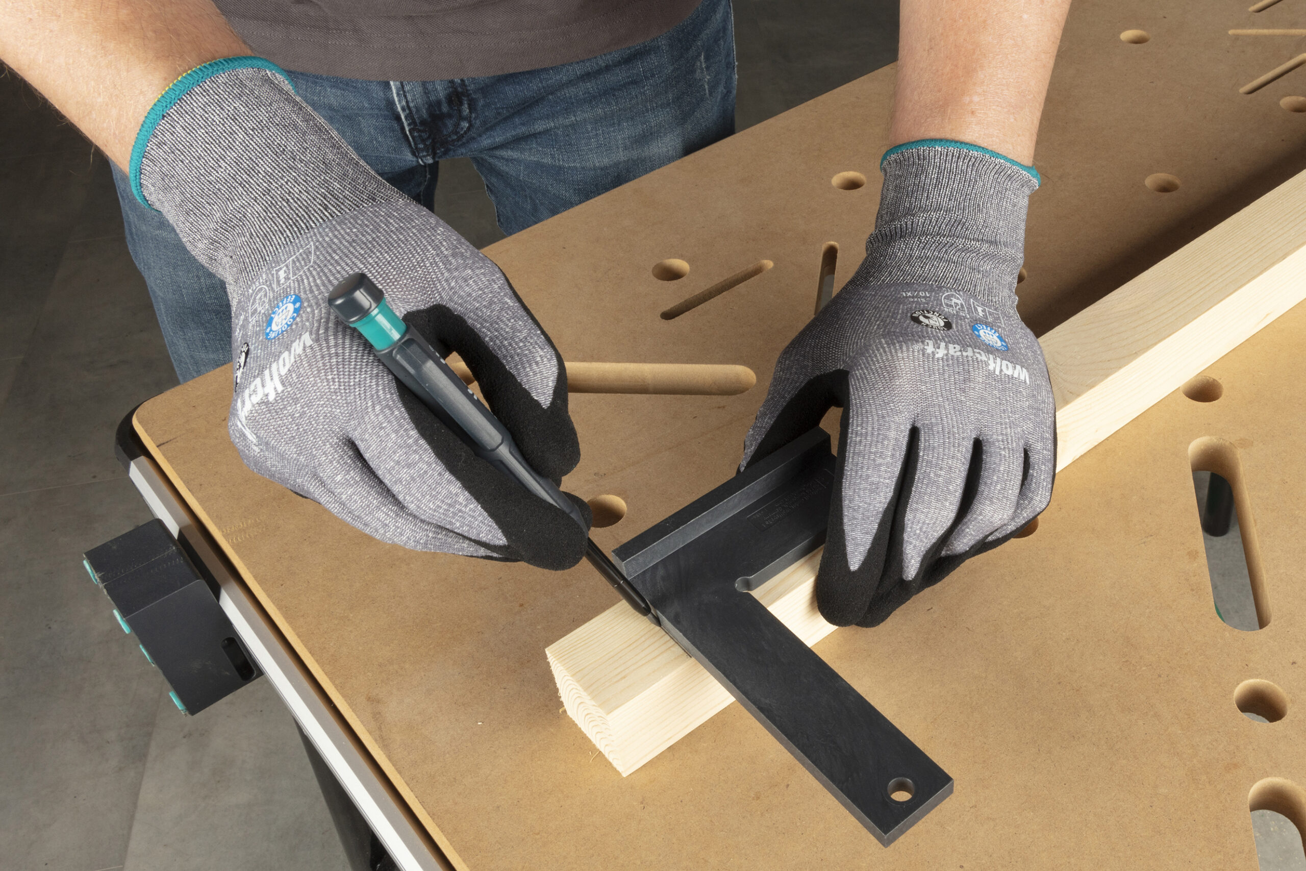 wolfcraft pracovní rukavice VARIO PRO, vel. 8 (M) 4982000 - Obrázek 2