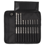 Sada vrtáků do betonu, s karbidovým ostřím, SDS-plus, 10 ks, v rolovací brašně 8606000